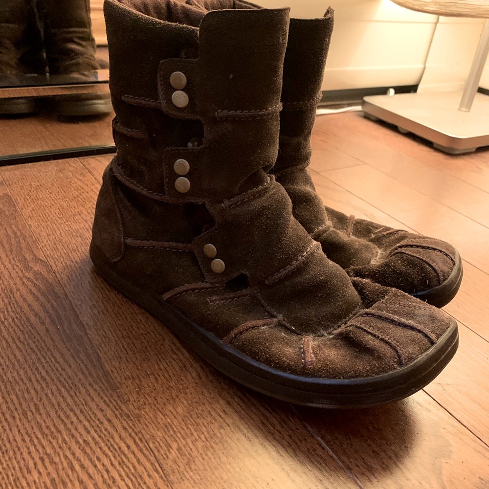 Diesel Suede Velcro Ankle Boots